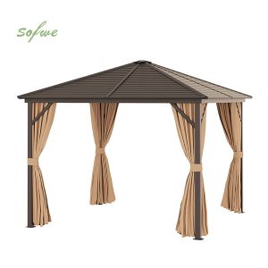 Luxuriöser Hardtop-Pavillon aus Aluminium